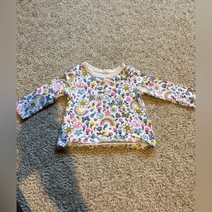 🩷6 for $20 🩷 Joe Fresh Multicolor Peace and Floral Shirt